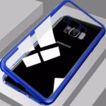 Magnetisk glas bakfodral för Samsung S8 blå