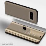 Flipcase för Samsung A50 guld