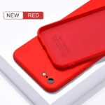 Tunt mjukt fodral för iPhone 11 pro max röd