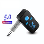 X6 Bluetoothmottagare 3,5 mm AUX bilstereo-ljudmusik