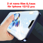 2 st nano film för iphone 12/12 pro