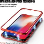 Magneto 360″ fodral för Iphone Xs max|röd
